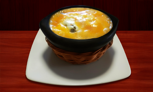 Cazuela de camarones en crema tradicional chocoana